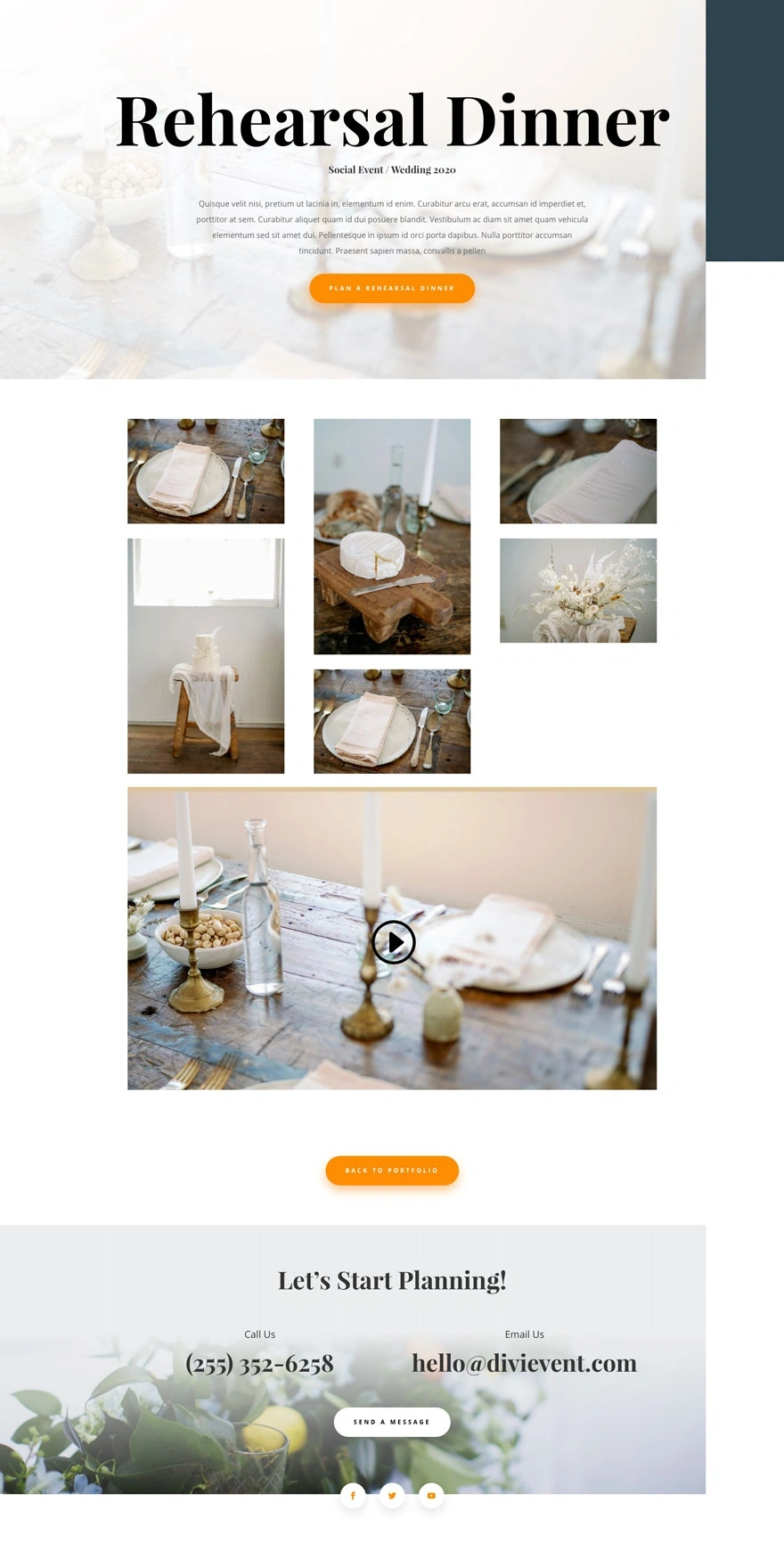 活动策划项目页面