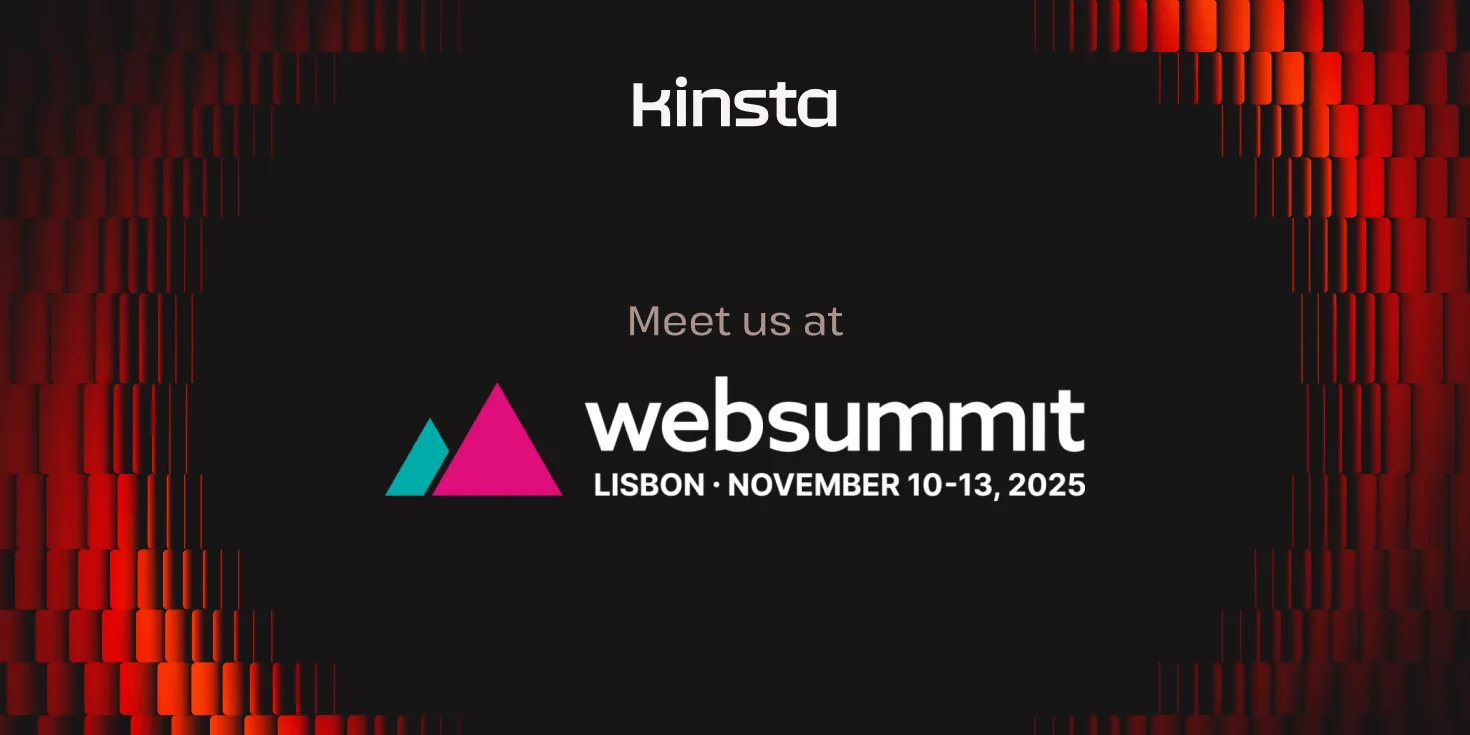 2025 年里斯本网络峰会，Kinsta 与你相约