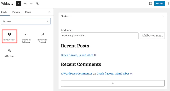 将TripAdvisor评论添加到侧边栏