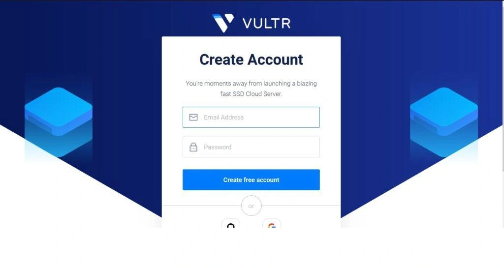 Vultr Registration