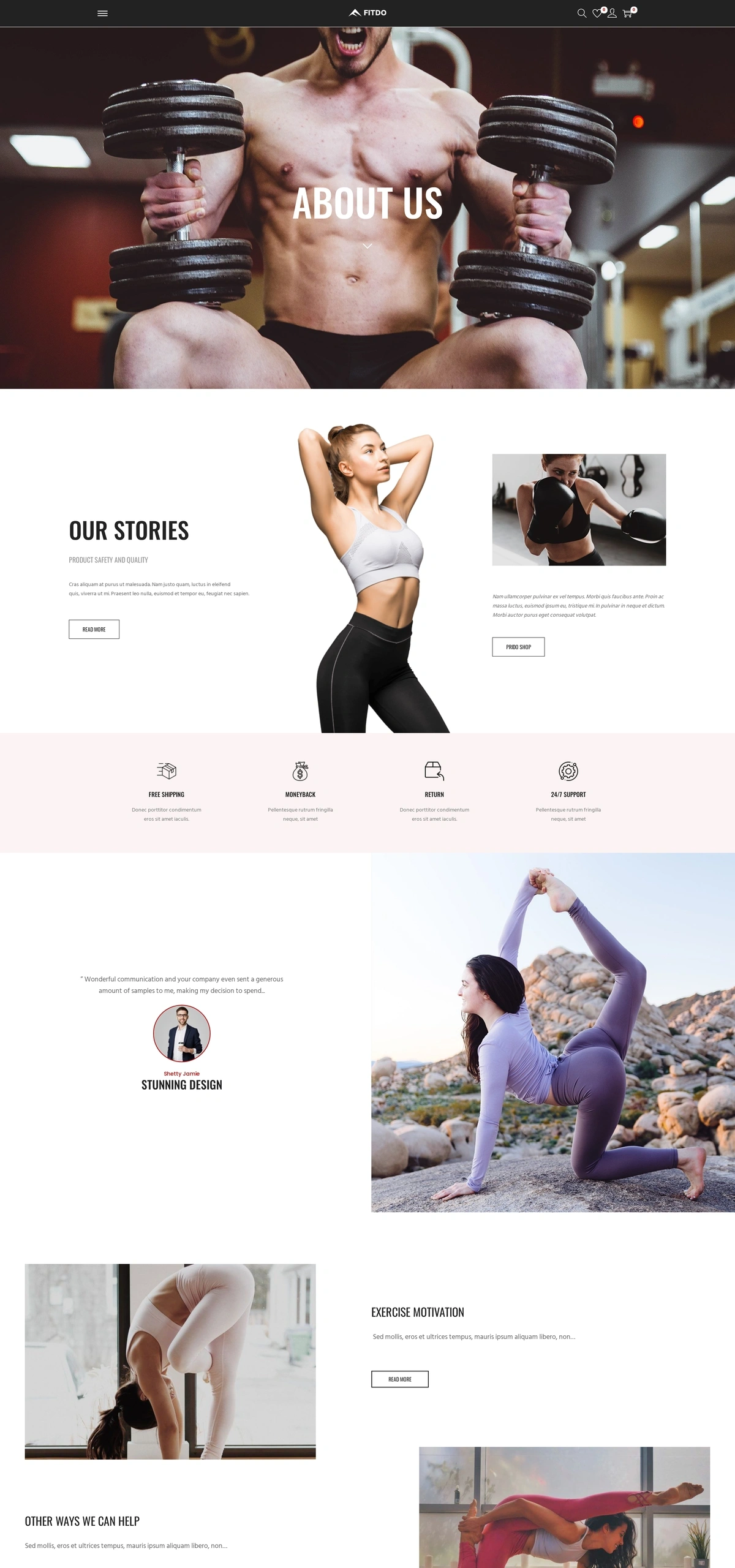 Fitdo New Pro 04 About Us