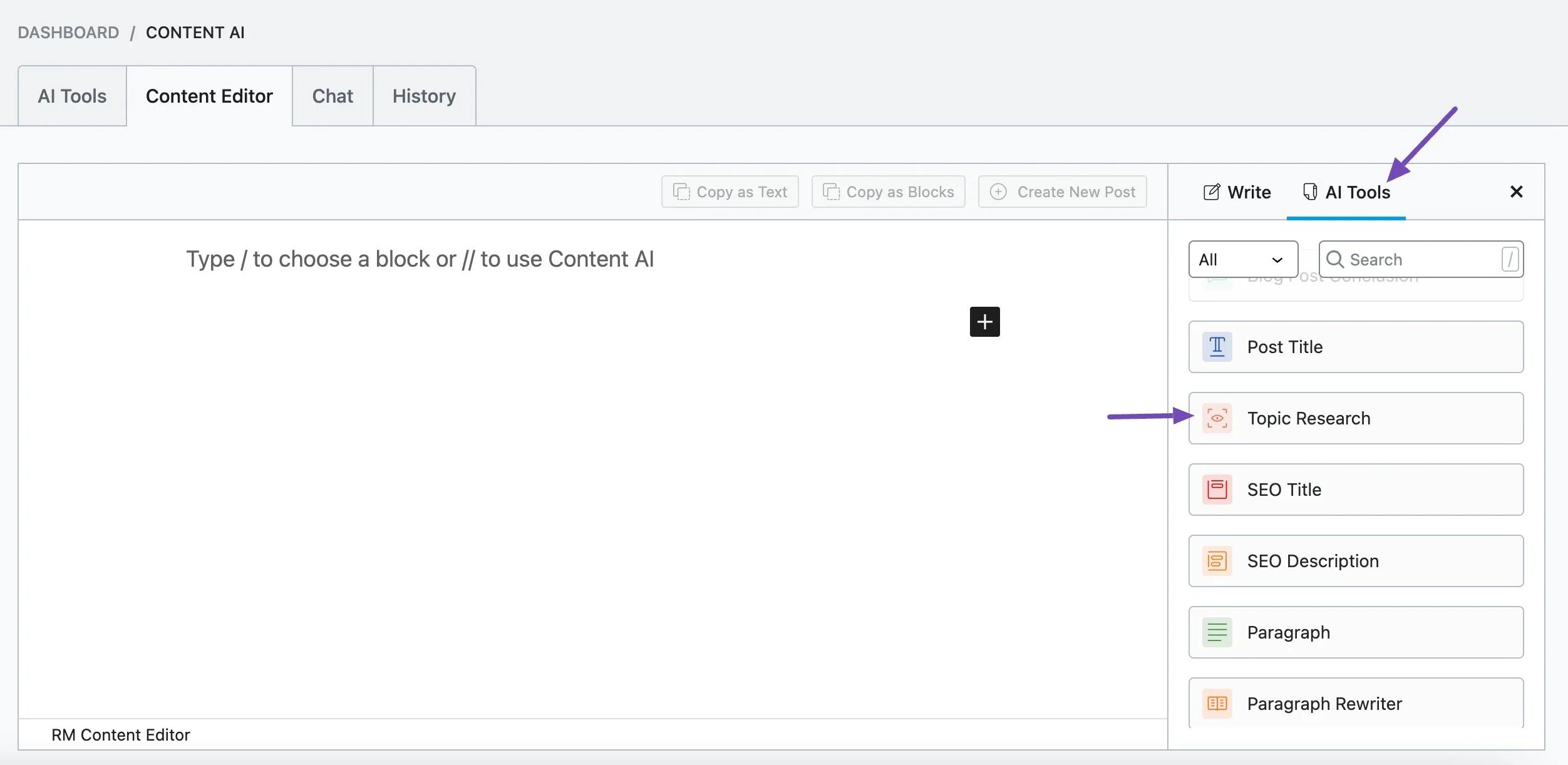 主题研究 AI 工具