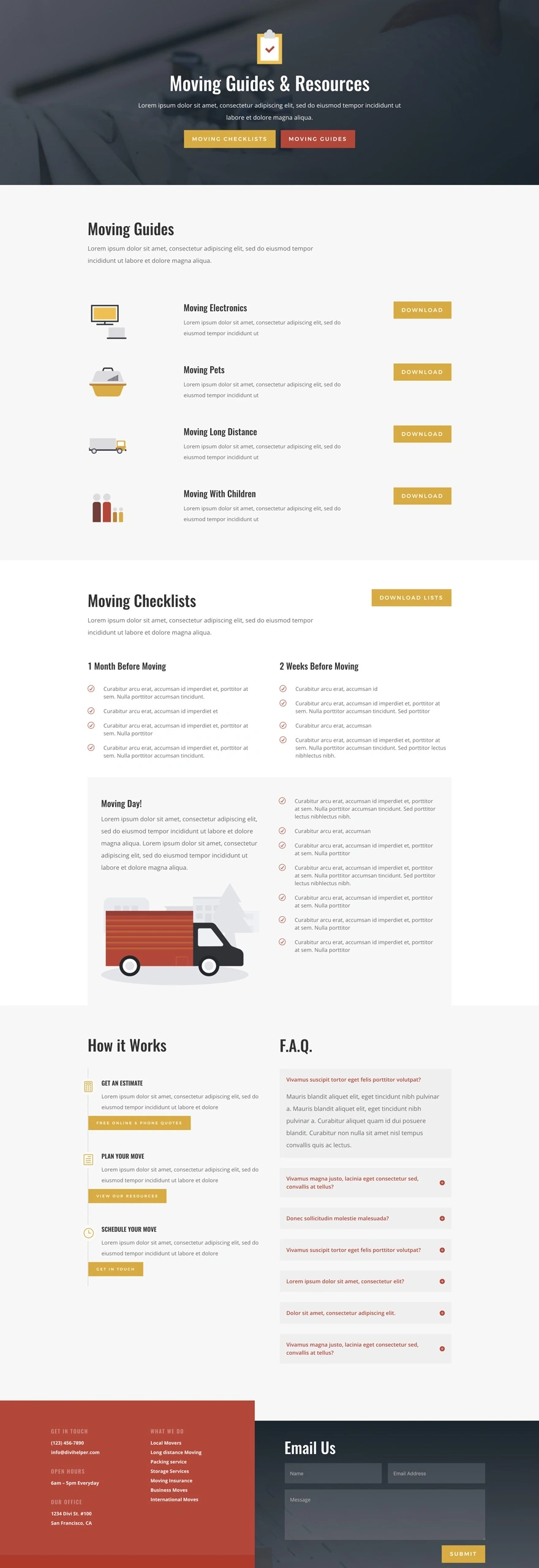 搬家公司资源页面