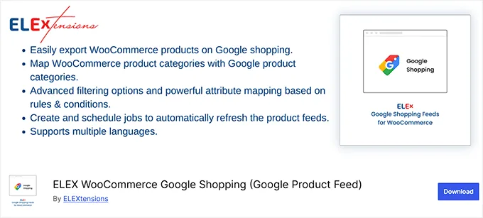 ELEX WooCommerce Google Shopping