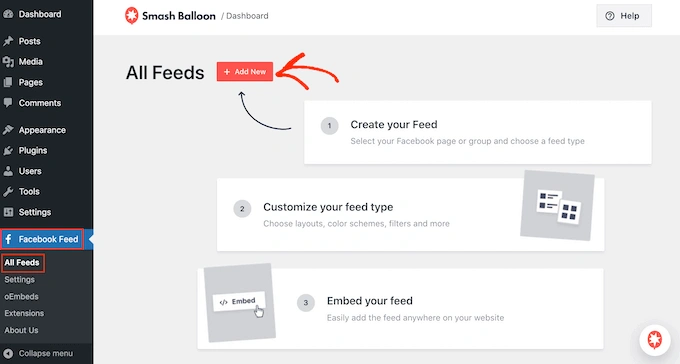 将 Facebook 社交媒体提要添加到 WordPress