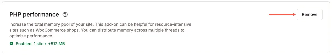 remove php performance