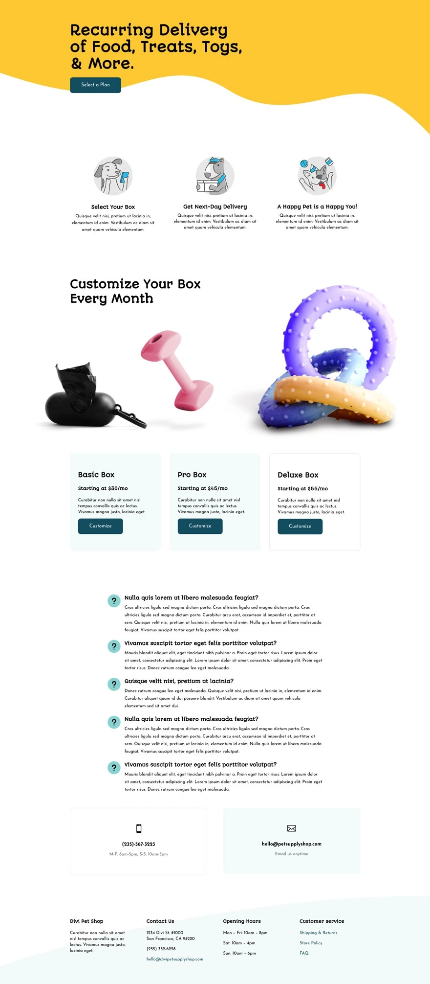 宠物用品会员页