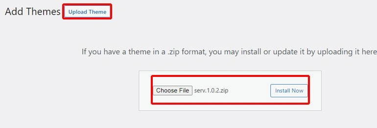 Upload Serv WordPress Theme