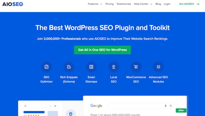 AIOSEO：完整 WordPress 页面优化的最佳 SEO 工具