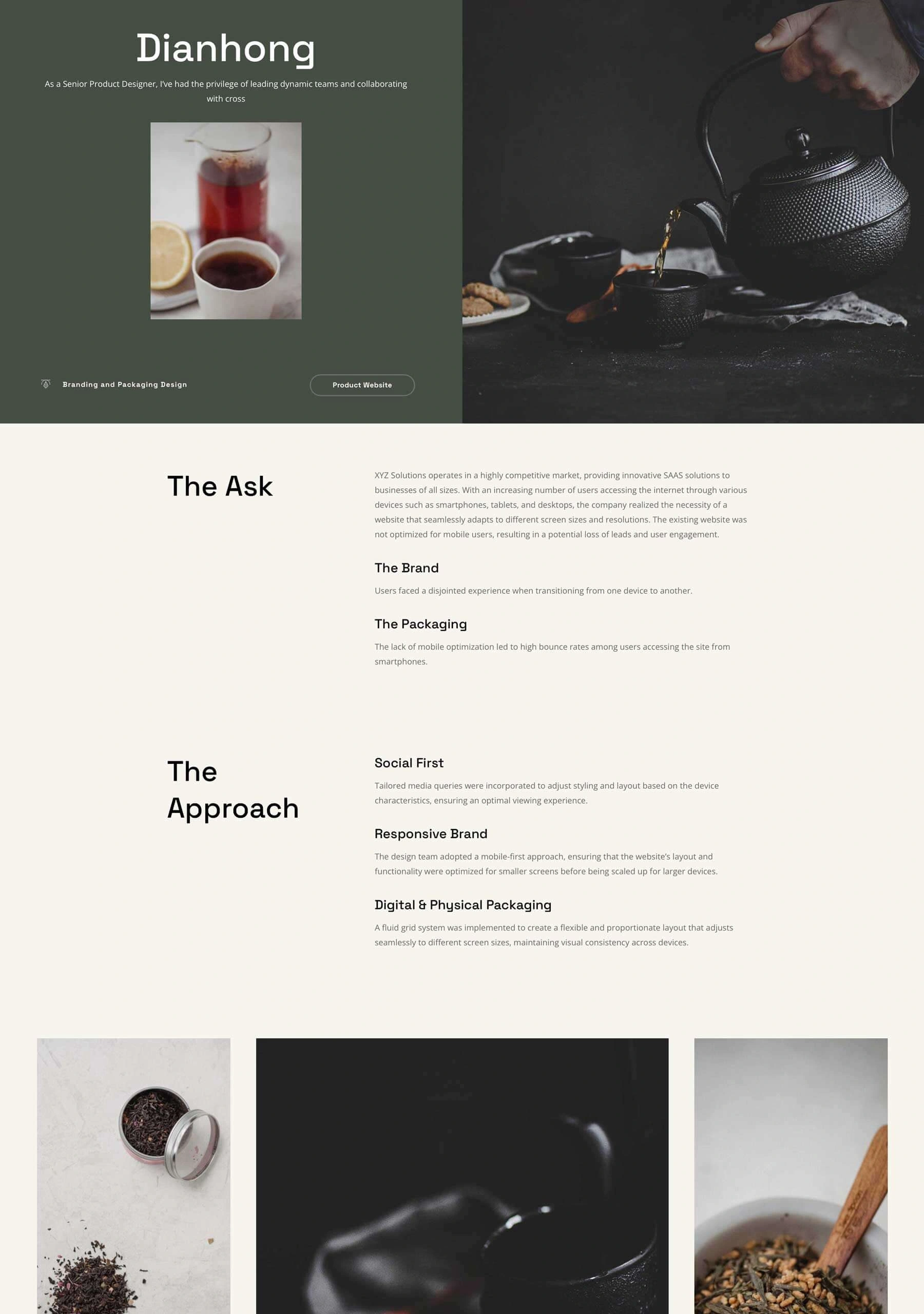 设计作品集项目页