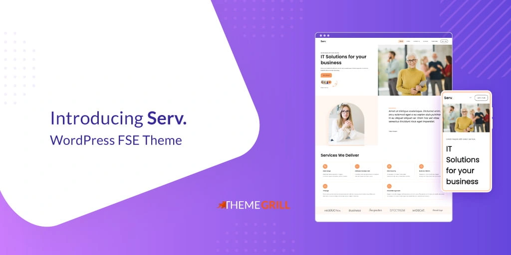 Serv:WordPress主题--为您的FSE网站提供新设计