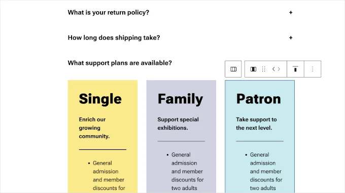 WordPress 6.9中的新型原生折叠面板区块