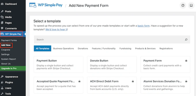 如何创建带有可选付款按钮的表单