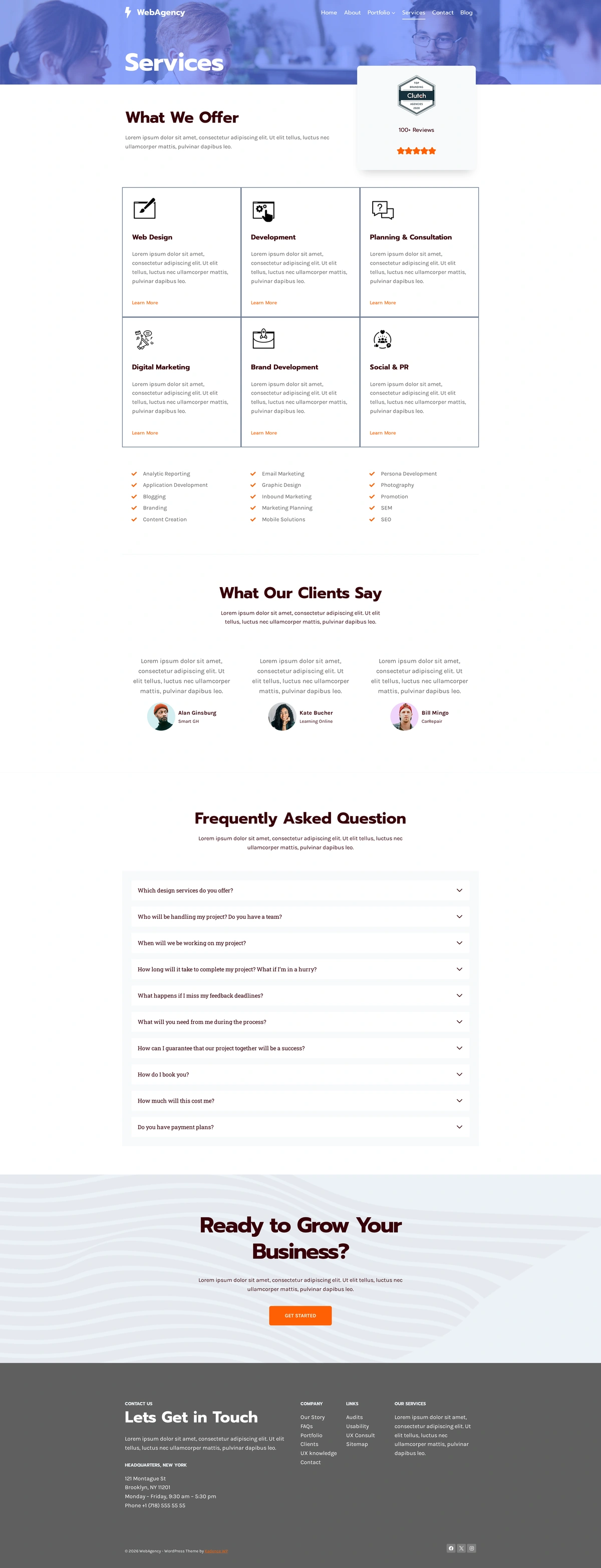 Web Agency 05 服务