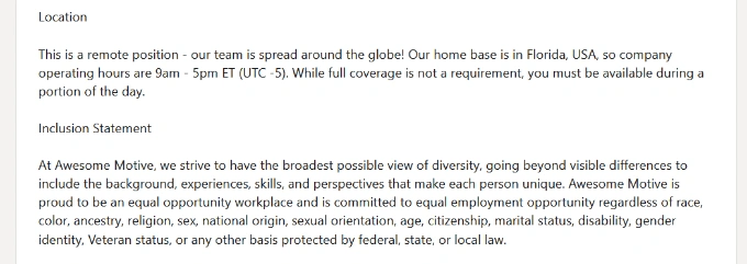 其他细节和披露