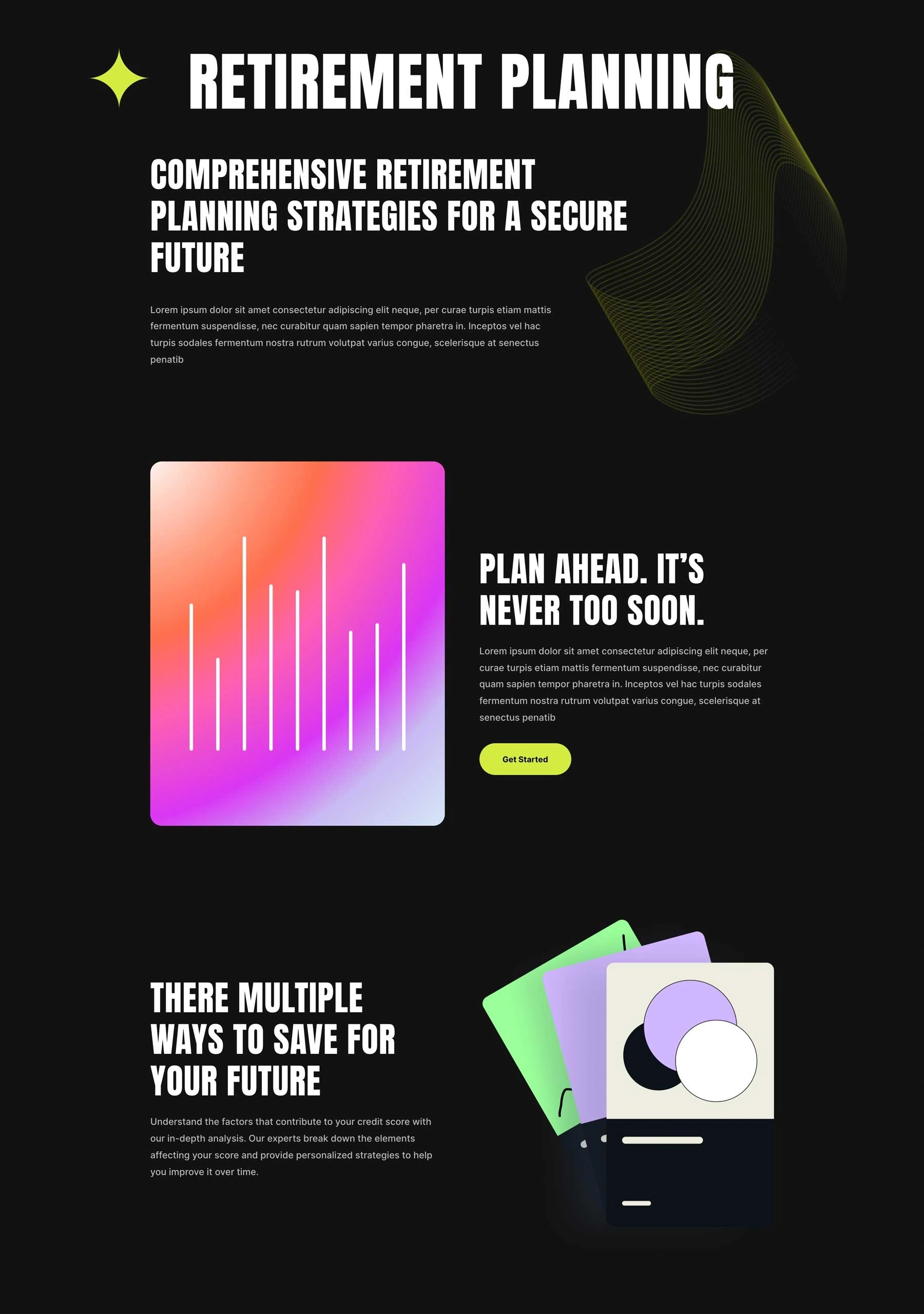 理财规划服务页面