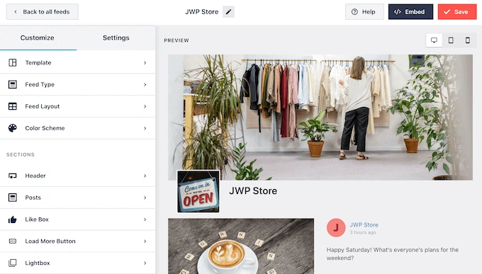 自定义 Facebook 时间线提要