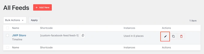 编辑您的社交媒体提要