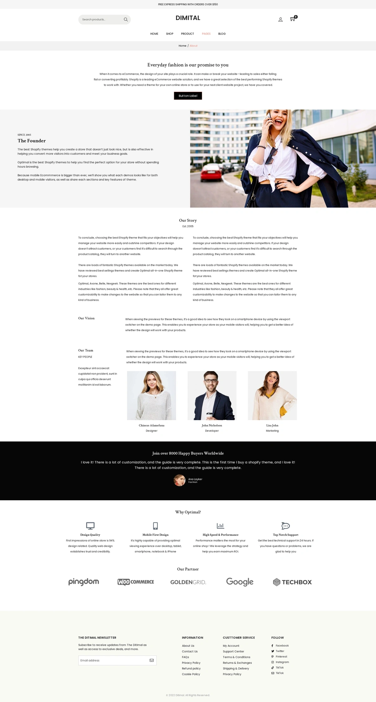 Ditimal Food Store New Pro 03 About