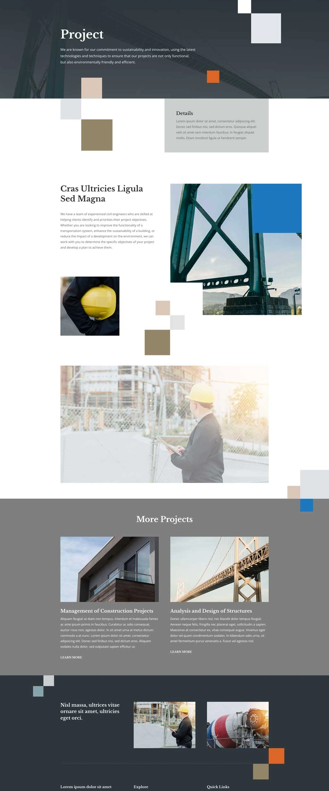 土木工程项目页