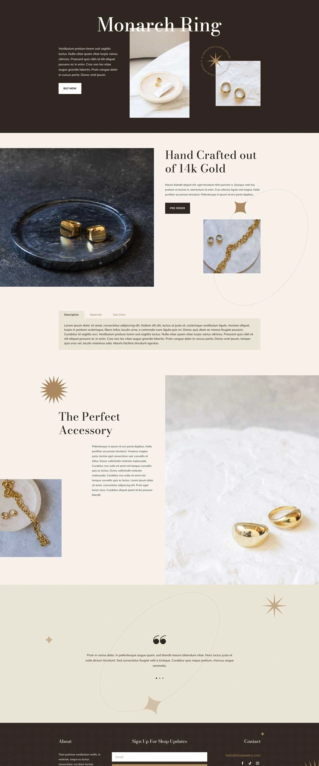 珠宝设计师产品页