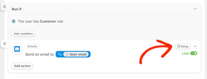 如何为自动化工作流程添加延迟