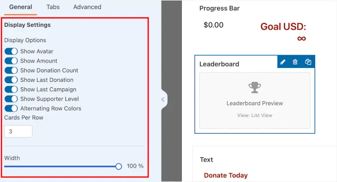 Customizing the Display Settings