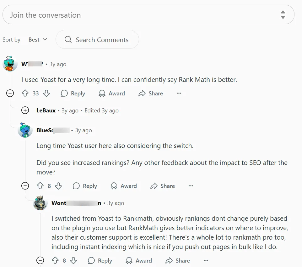 在 reddit 上参与