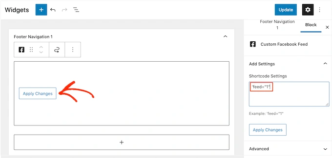 使用代码添加 Facebook 提要