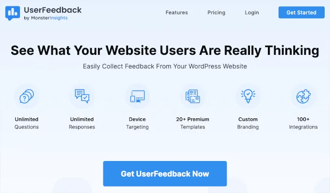 Optinmonster's homepage