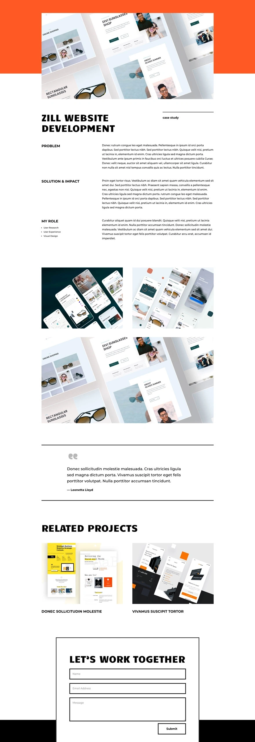 创意简历项目页