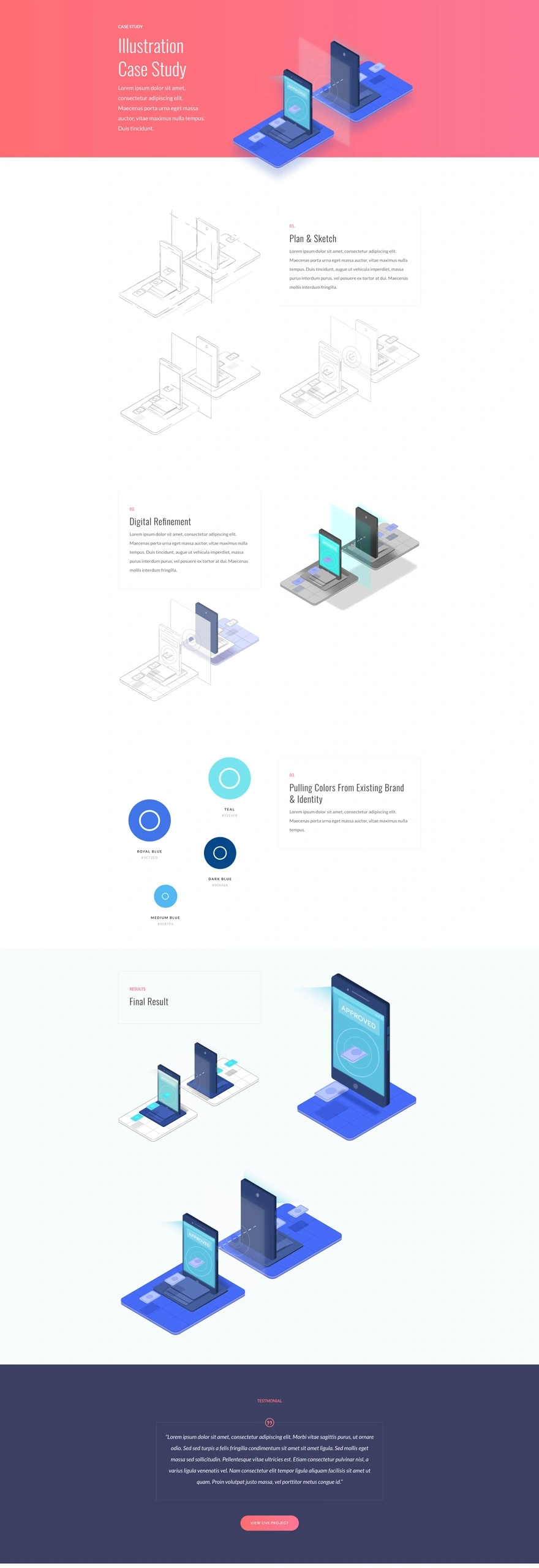 图形插画师项目页面