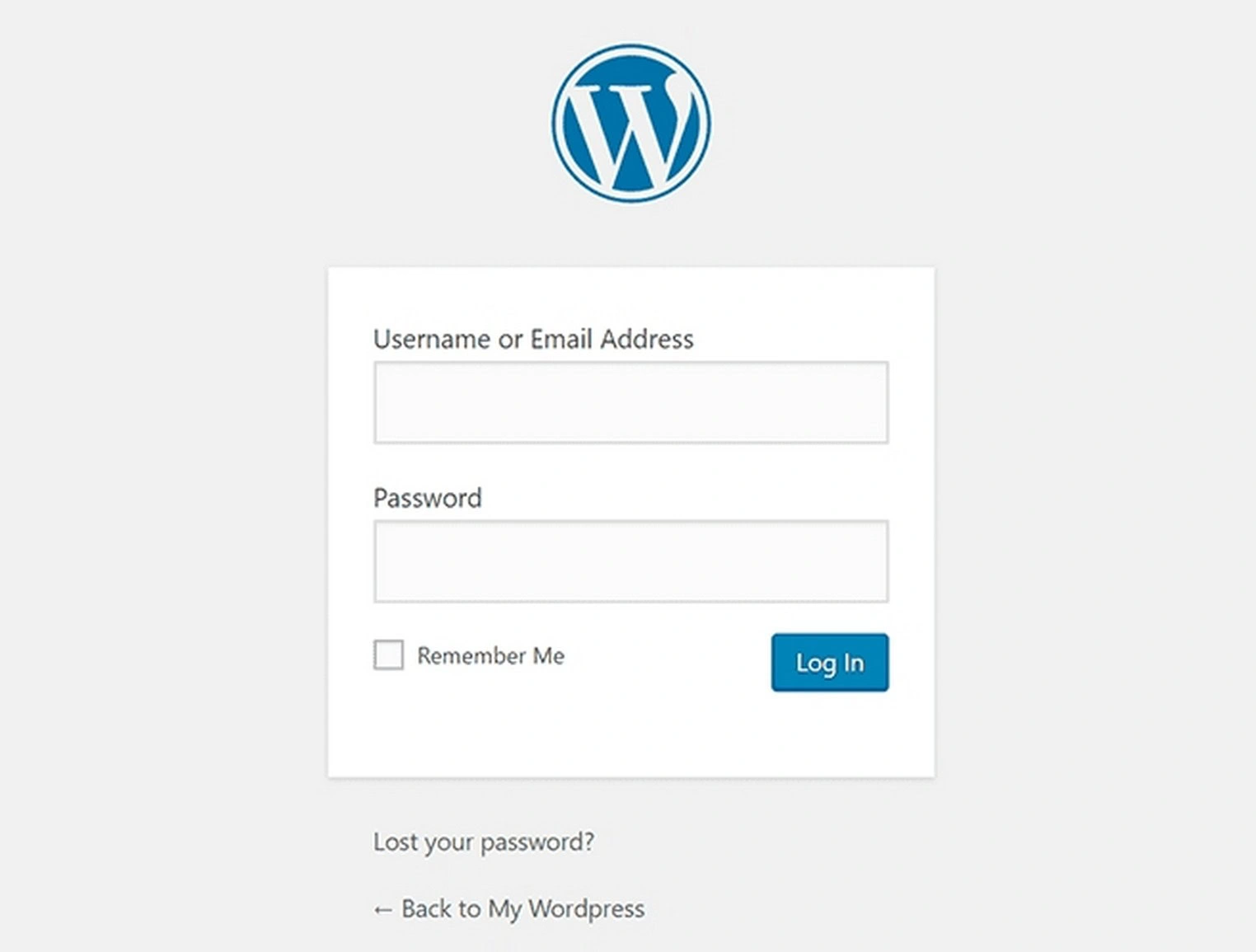 如何自定义WordPress登录链接