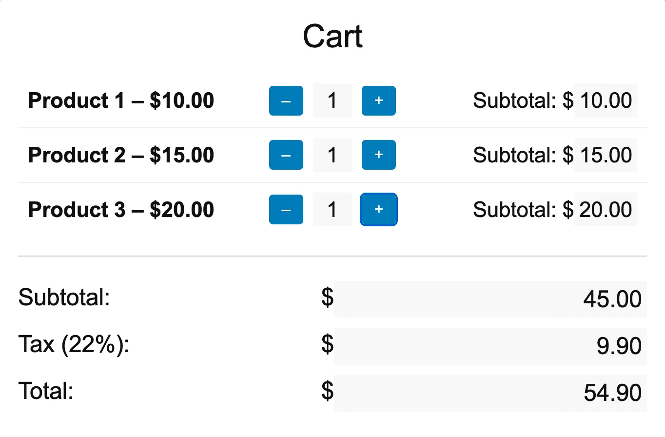 使用 Interactivity API 构建的交互式计数器