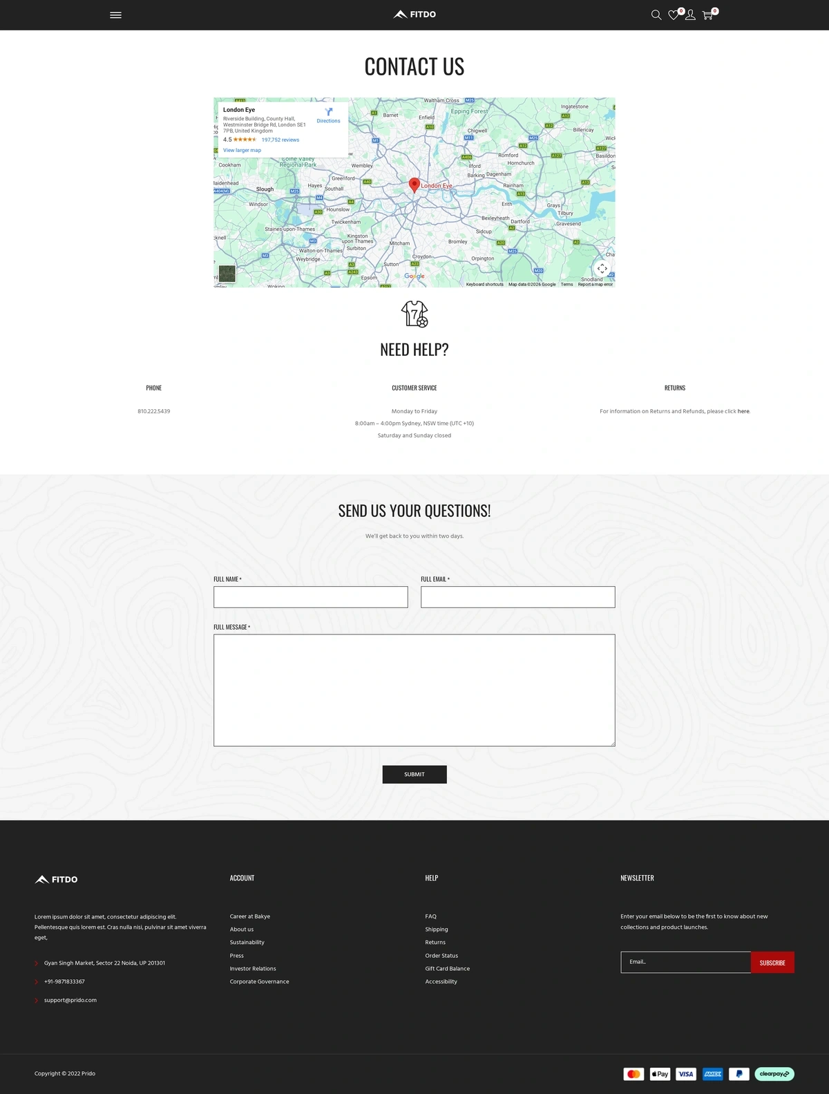 Fitdo New Pro 05 Contact