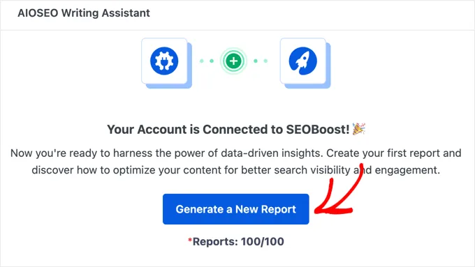 生成写作助手报告