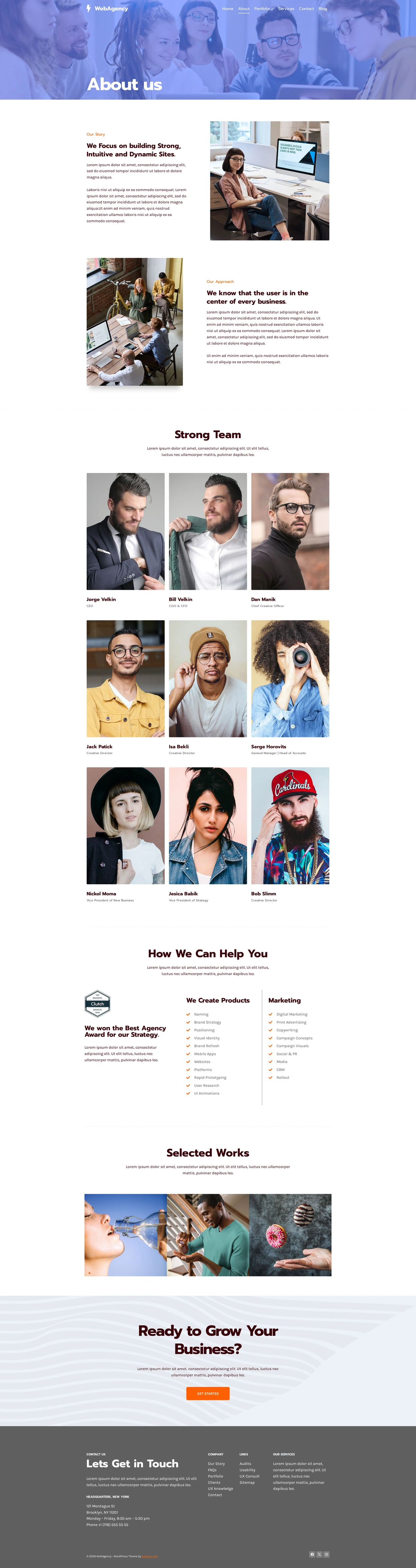 Web Agency 02 关于