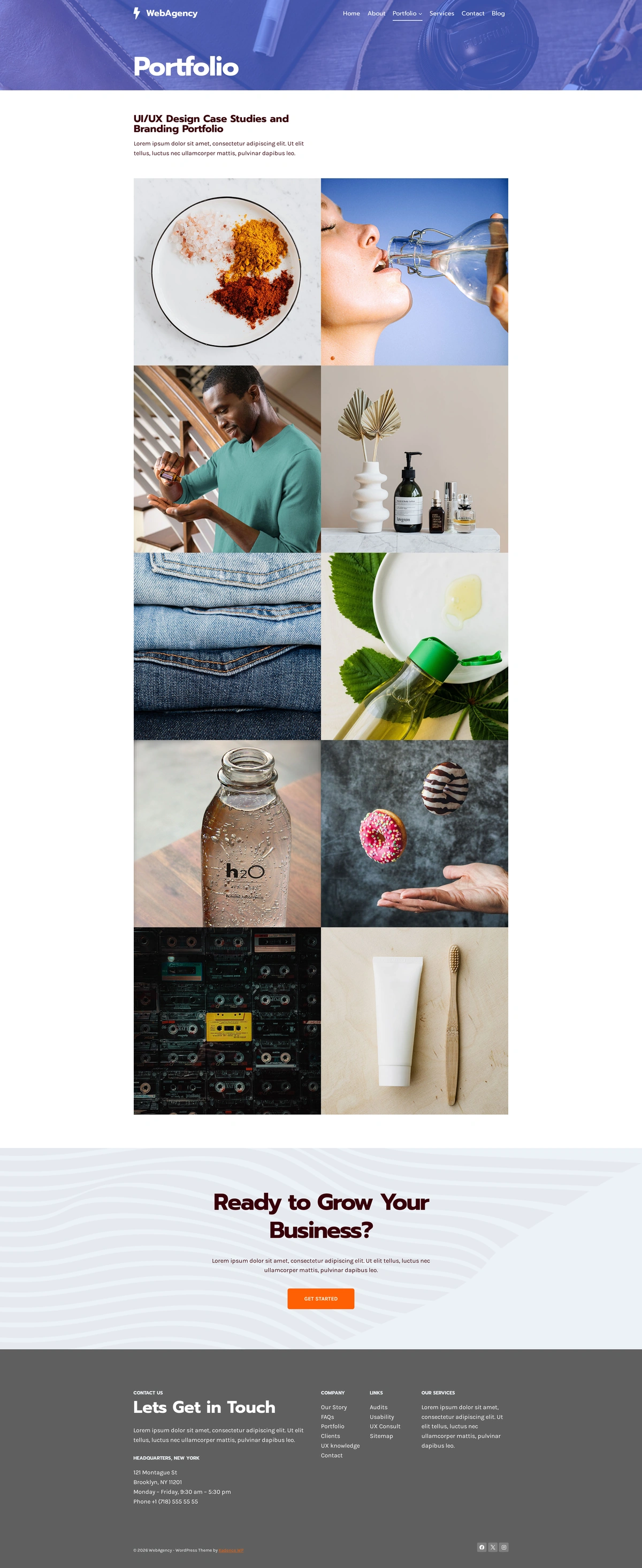 Web Agency 03 作品集展开