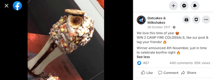 Facebook 比赛的一个例子