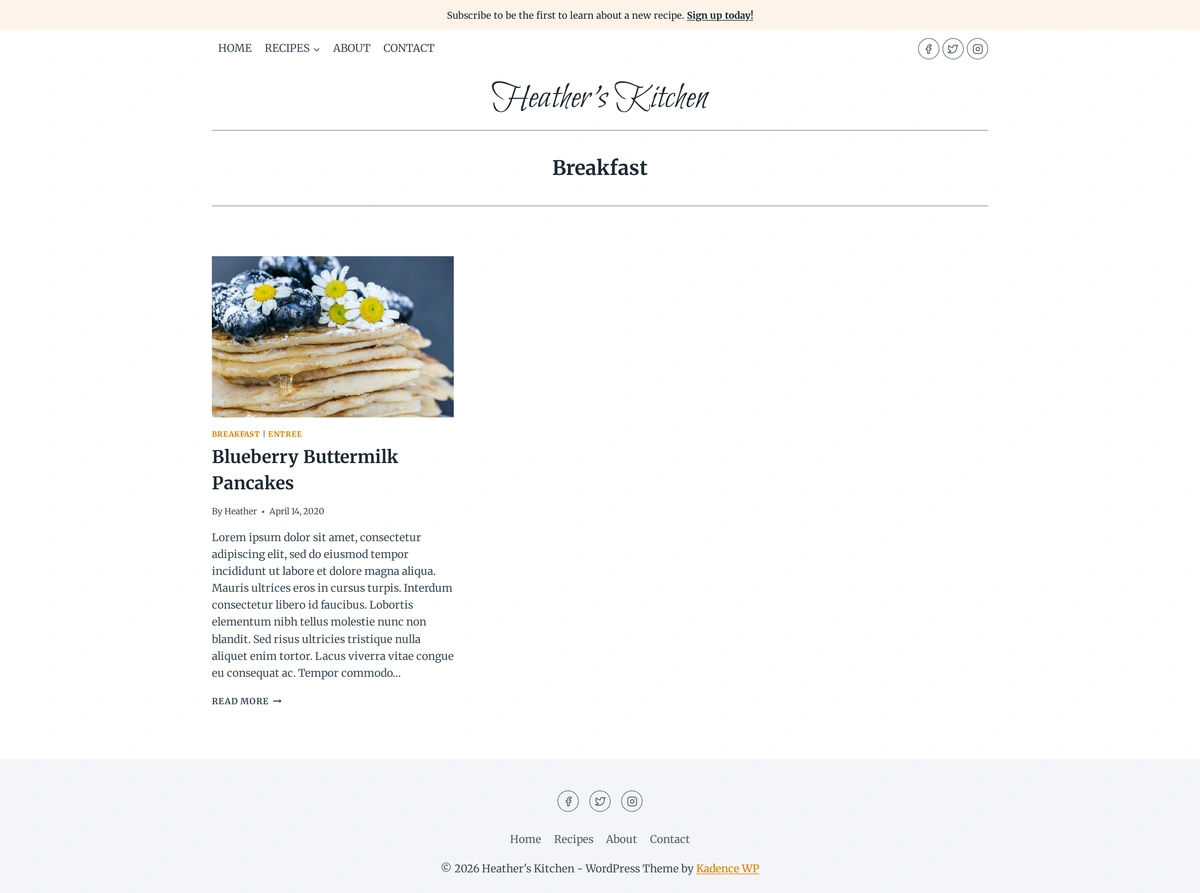 Recipe Blog 05 早餐