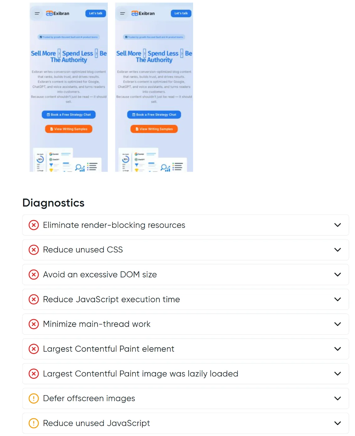 Geekflare Website Audit 诊断
