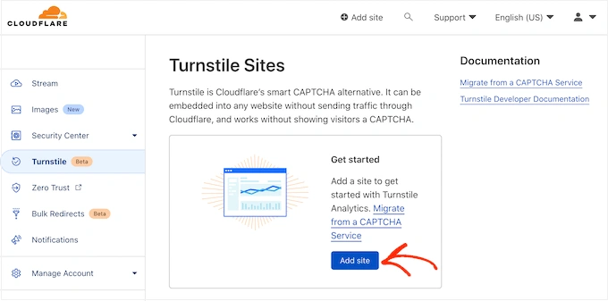 将站点添加到 Cloudflare 仪表板