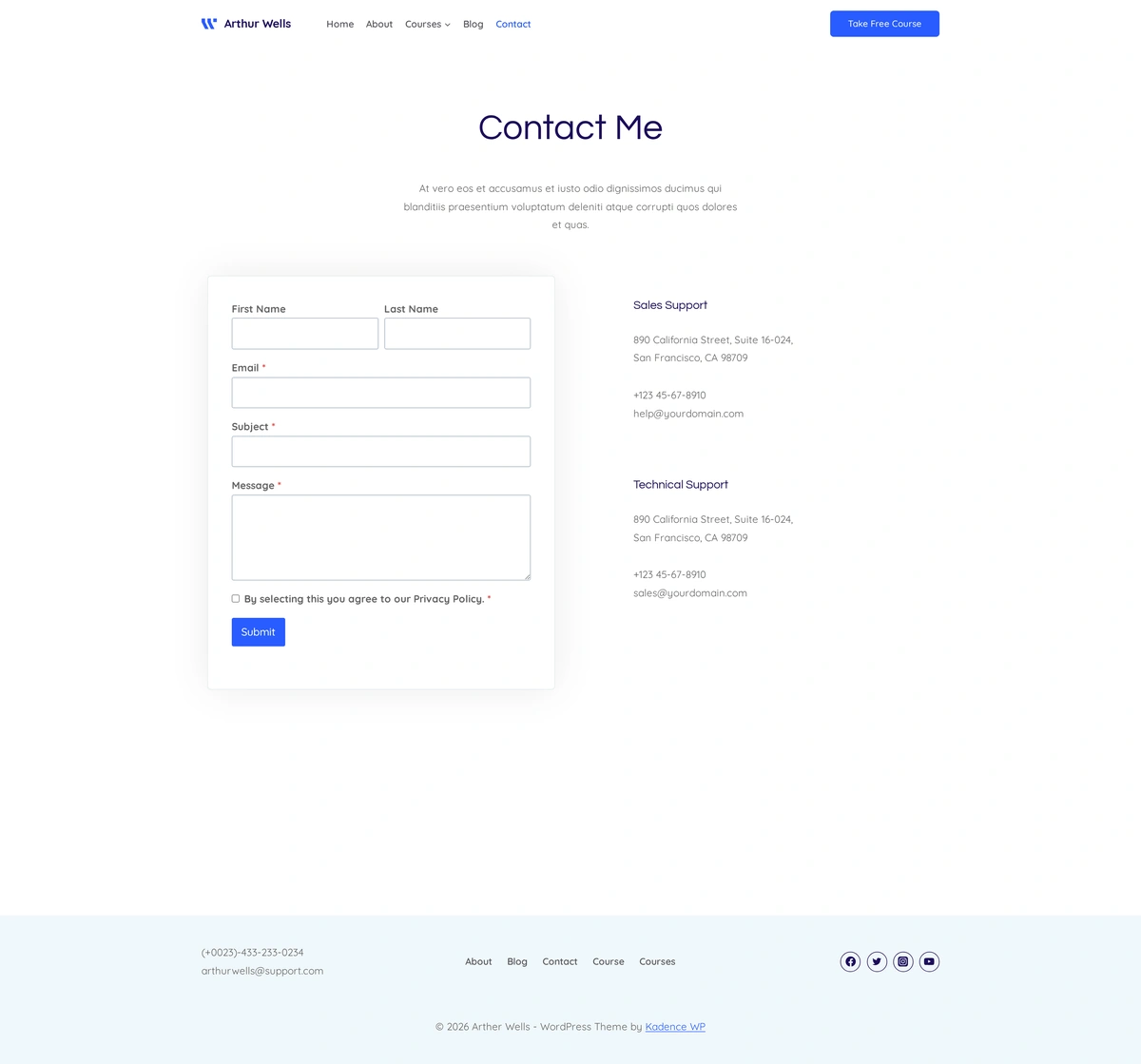 Course influencer01 06 contact