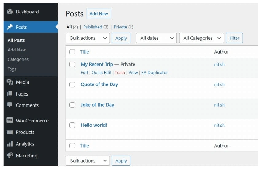 WordPress的页面ID