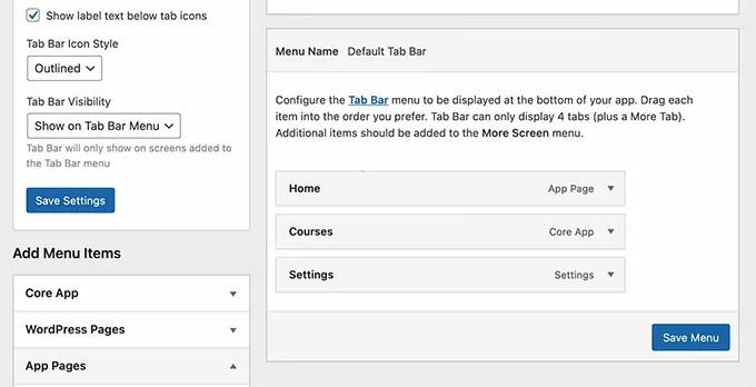 Customize top bar structure in BuddyBoss App