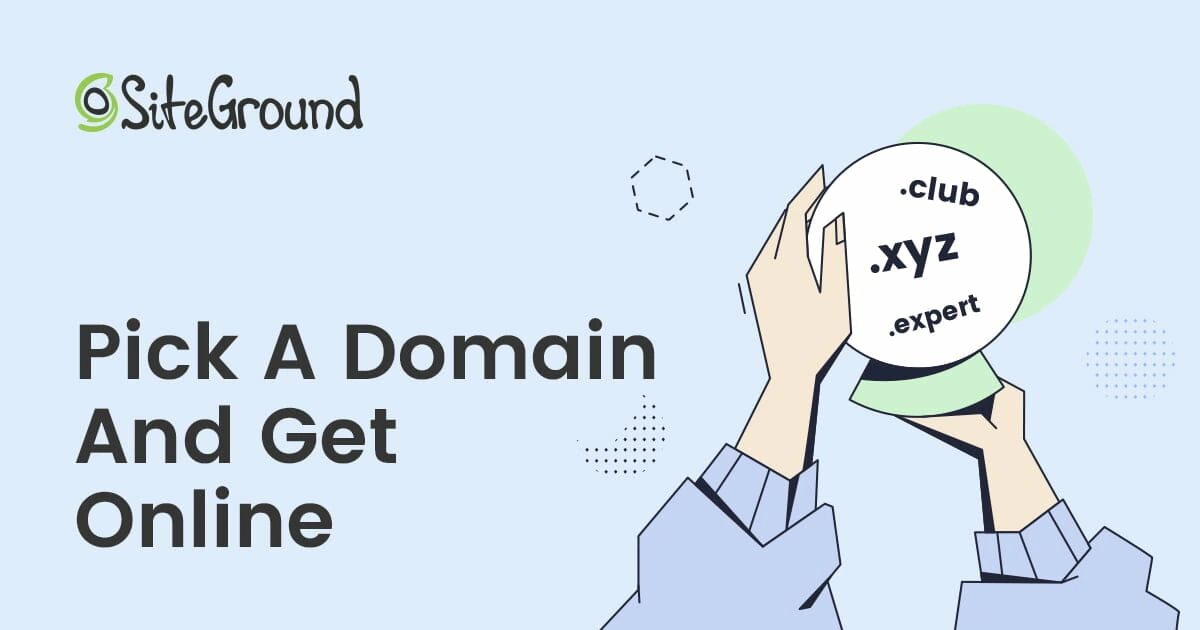 Siteground教程:为你的网站选择一个域名