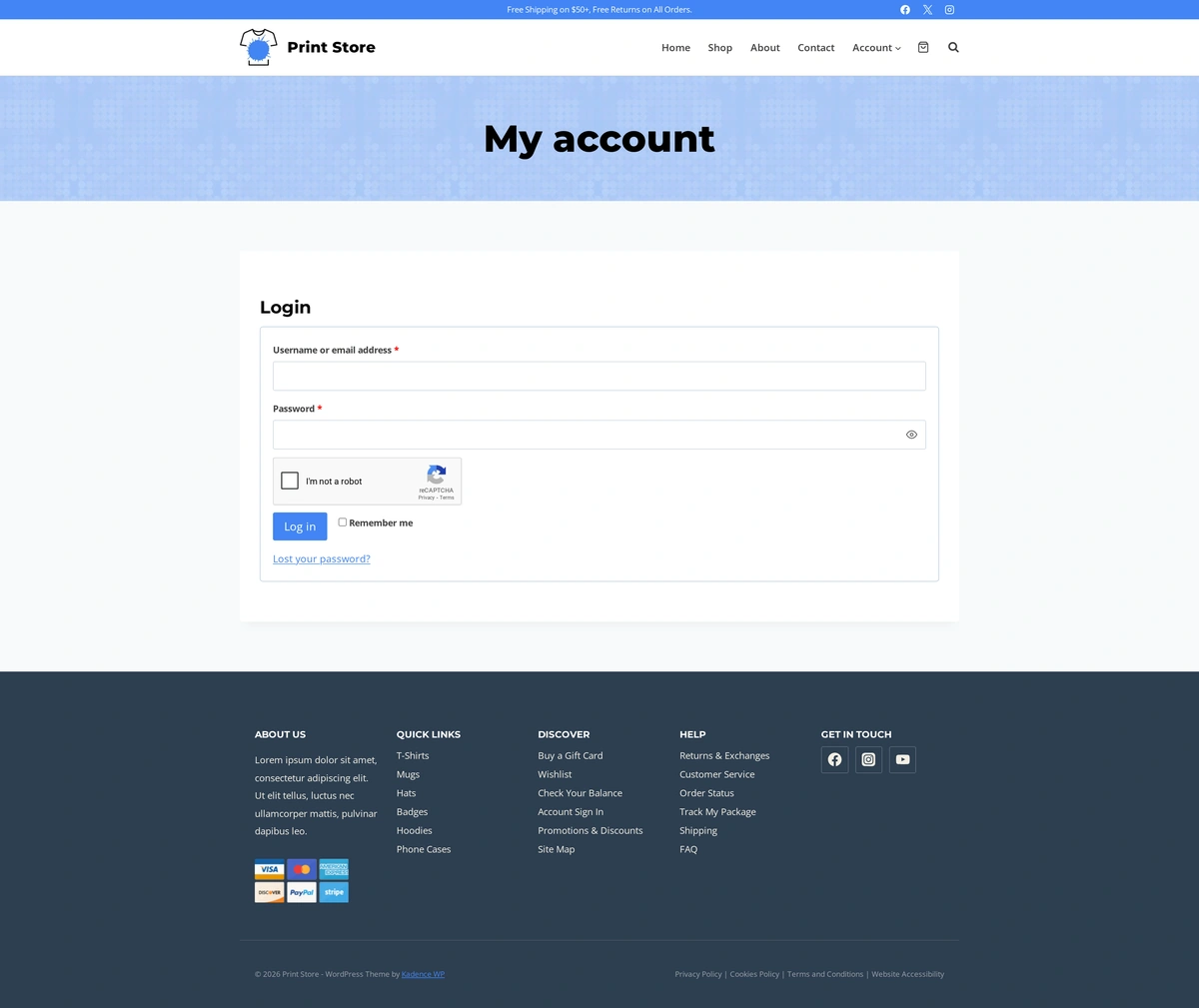 Print Shop 05 我的账户