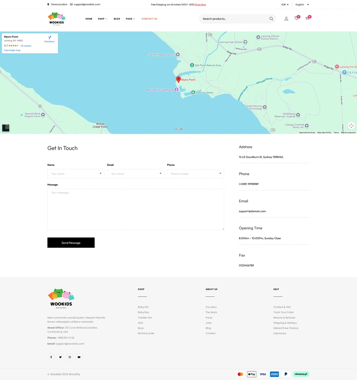 Kids New Pro 07 Contact Us