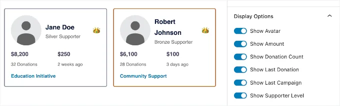 配置附加显示选项