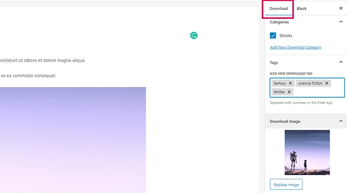 添加类别、标签和下载图像